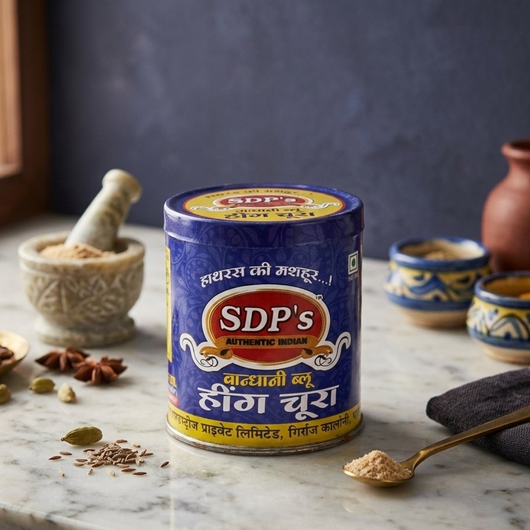 Bandhani Blue Hing Chura (50g)